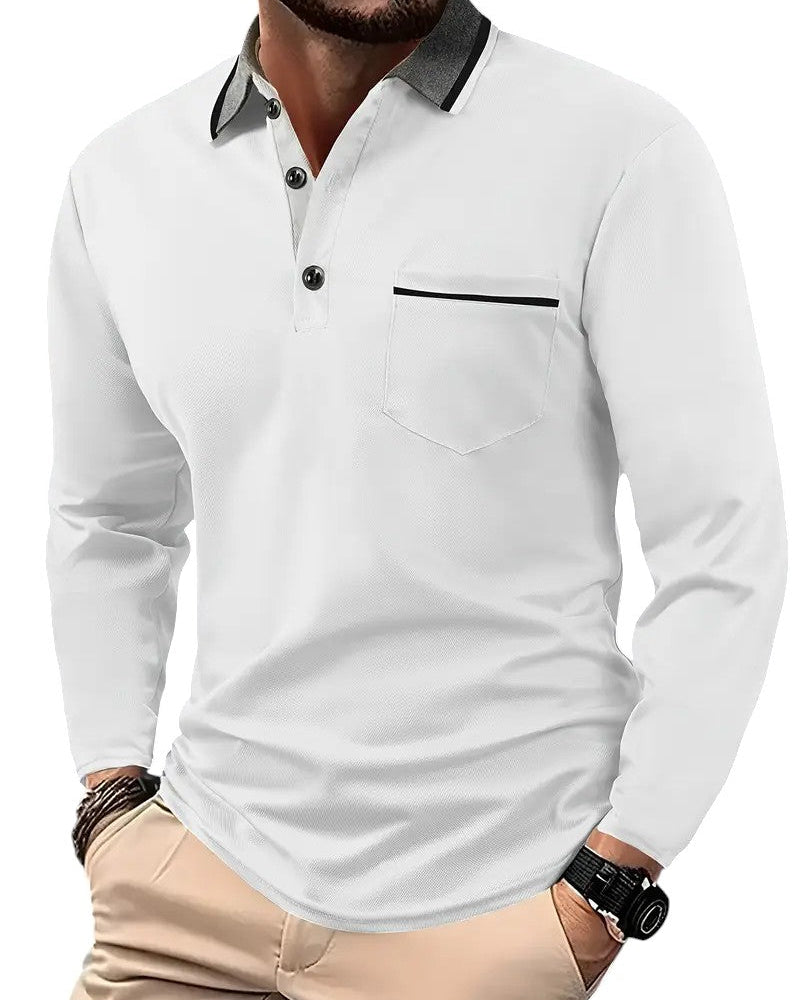 Larsen™ | Polo clásico de manga larga