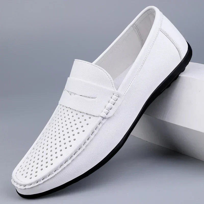 Mocasines clásicos de piel italiana