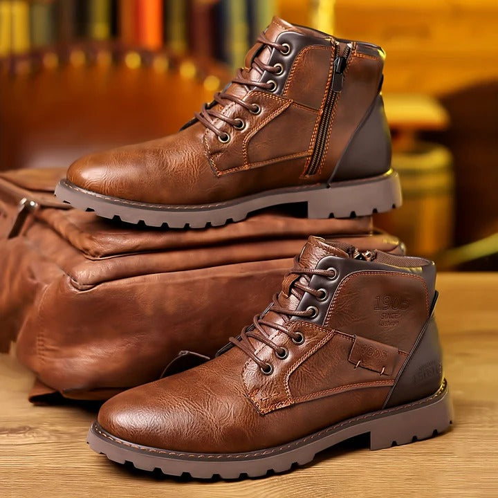 Kennedy™ | Botines de Cuero Sintético